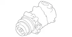 Компрессор, кондиционер NC72-61-K00 MAZDA