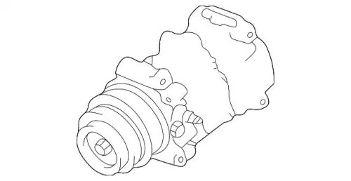 Компрессор, кондиционер NC72-61-K00 MAZDA