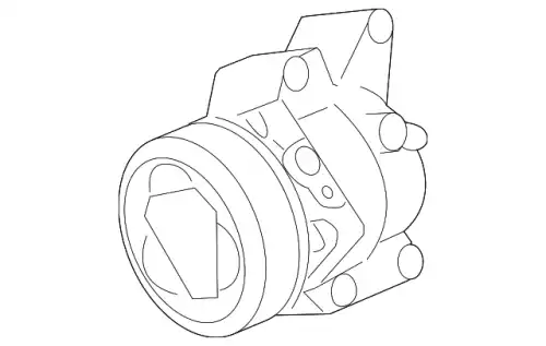 Компрессор, кондиционер NEY1-61-450 MAZDA