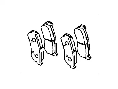 Тормозные колодки дисковые GM 96405131