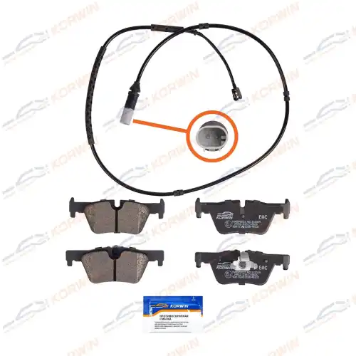 Тормозные колодки дисковые KORWIN KWBP0031