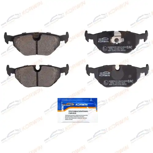 Тормозные колодки дисковые KORWIN KWBP0035