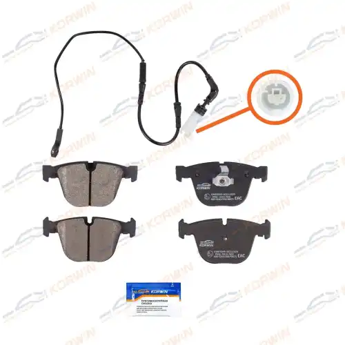 Тормозные колодки дисковые KORWIN KWBP0049