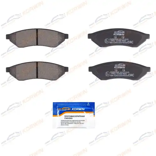Тормозные колодки дисковые KORWIN KWBP0080