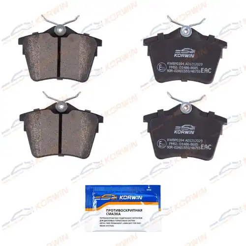 Тормозные колодки дисковые KORWIN KWBP0394