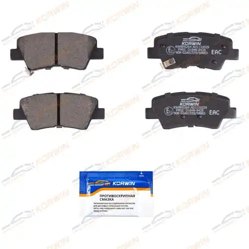 Тормозные колодки дисковые KORWIN KWBP0264