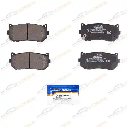 Тормозные колодки дисковые KORWIN KWBP0235