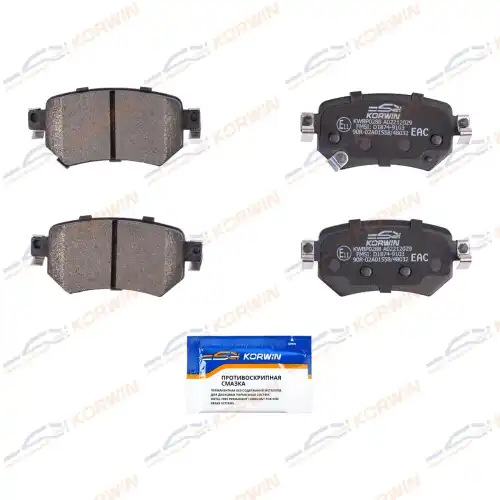 Тормозные колодки дисковые KORWIN KWBP0288