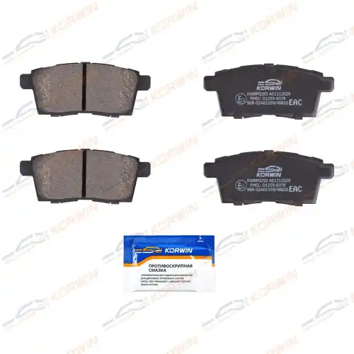 Тормозные колодки дисковые KORWIN KWBP0293