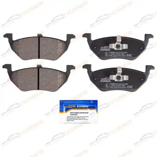 Тормозные колодки дисковые KORWIN KWBP0136