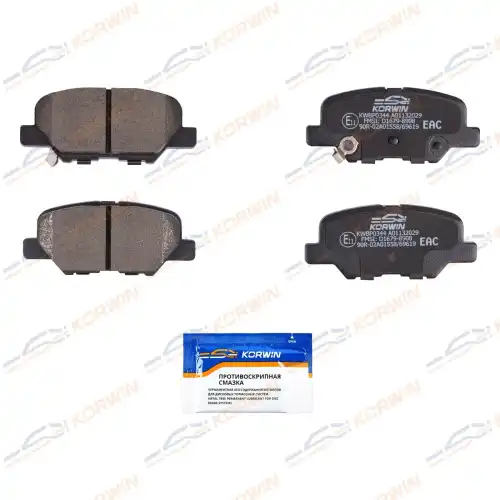 Тормозные колодки дисковые KORWIN KWBP0344