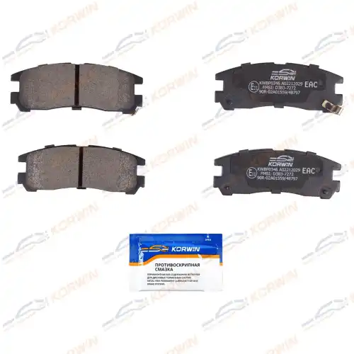 Тормозные колодки дисковые KORWIN KWBP0346