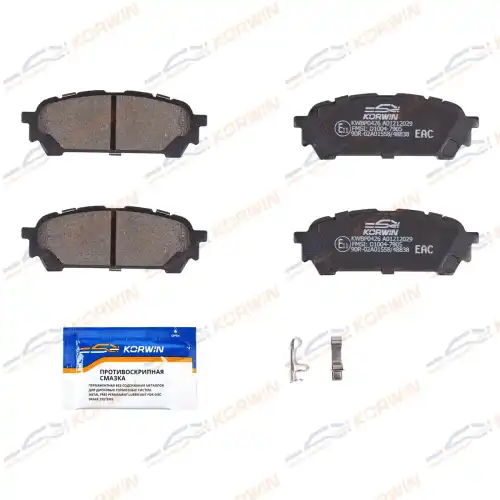 Тормозные колодки дисковые KORWIN KWBP0426