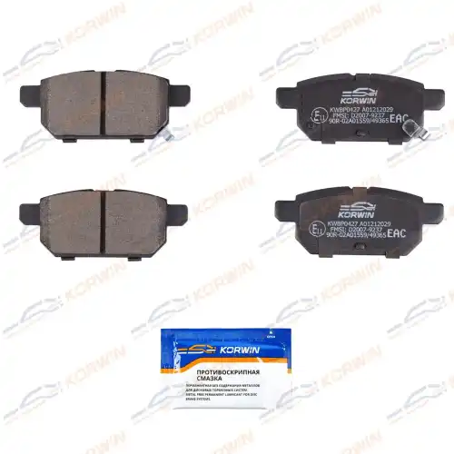 Тормозные колодки дисковые KORWIN KWBP0427