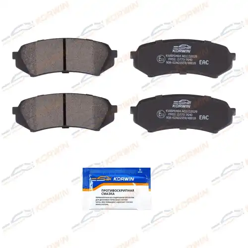 Тормозные колодки дисковые KORWIN KWBP0464