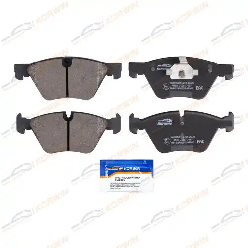 Тормозные колодки дисковые KORWIN KWBP0055