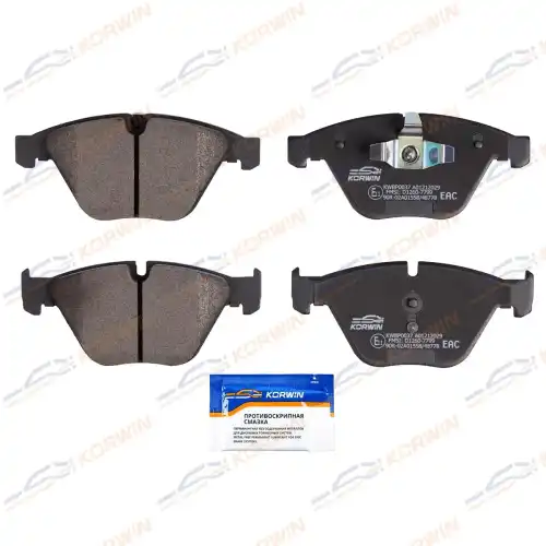 Тормозные колодки дисковые KORWIN KWBP0037