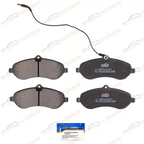 Тормозные колодки дисковые KORWIN KWBP0104