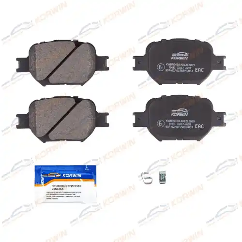 Тормозные колодки дисковые KORWIN KWBP0450