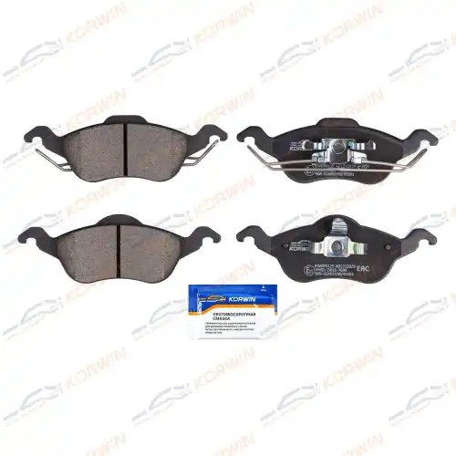 Тормозные колодки дисковые KORWIN KWBP0125