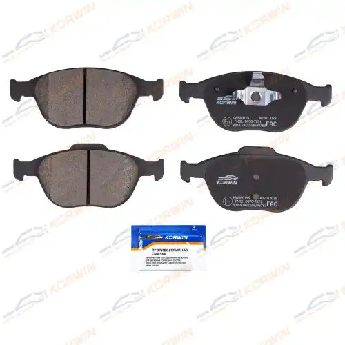Тормозные колодки дисковые KORWIN KWBP0155
