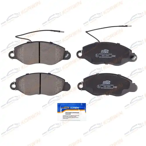 Тормозные колодки дисковые KORWIN KWBP0149