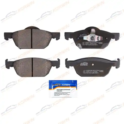Тормозные колодки дисковые KORWIN KWBP0180