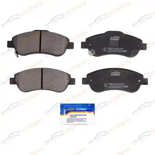 Тормозные колодки дисковые KORWIN KWBP0192