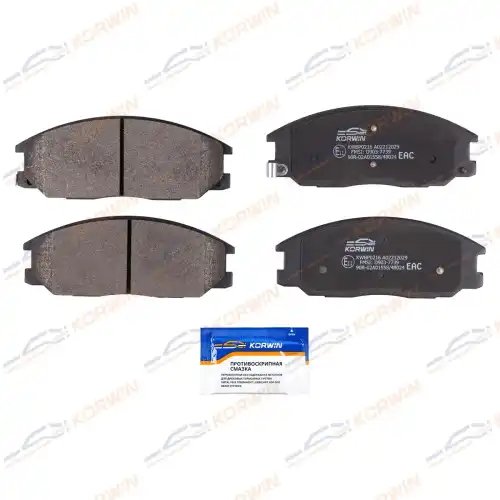 Тормозные колодки дисковые KORWIN KWBP0216