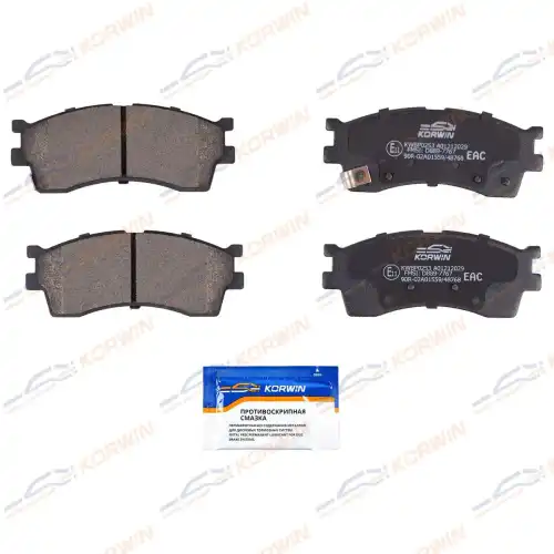 Тормозные колодки дисковые KORWIN KWBP0253