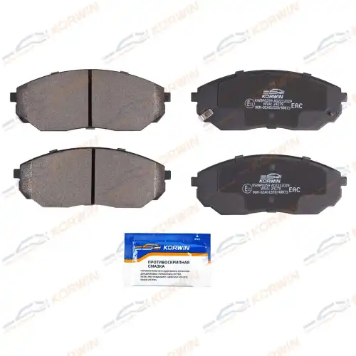 Тормозные колодки дисковые KORWIN KWBP0259