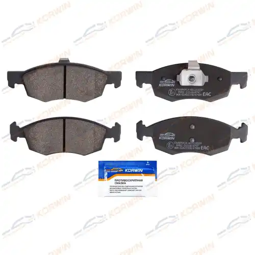 Тормозные колодки дисковые KORWIN KWBP0414