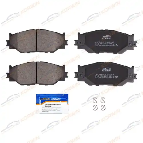 Тормозные колодки дисковые KORWIN KWBP0274