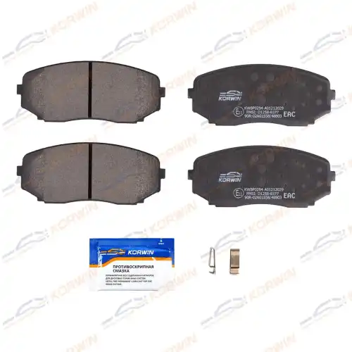 Тормозные колодки дисковые KORWIN KWBP0294