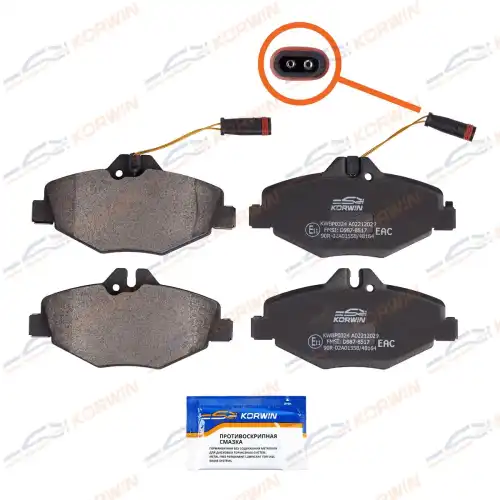 Тормозные колодки дисковые KORWIN KWBP0324