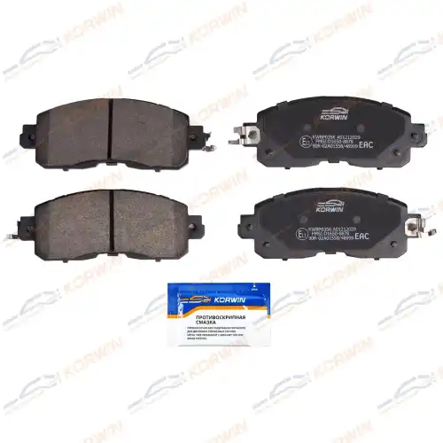 Тормозные колодки дисковые KORWIN KWBP0356