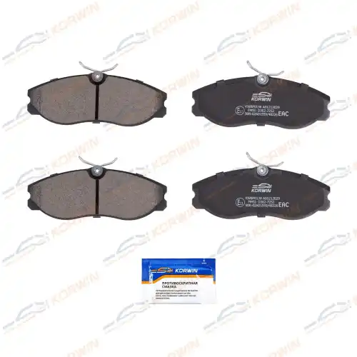 Тормозные колодки дисковые KORWIN KWBP0138