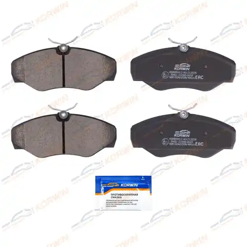 Тормозные колодки дисковые KORWIN KWBP0413