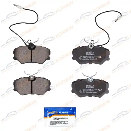 Тормозные колодки дисковые KORWIN KWBP0395