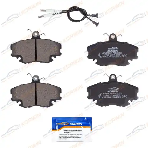 Тормозные колодки дисковые KORWIN KWBP0269