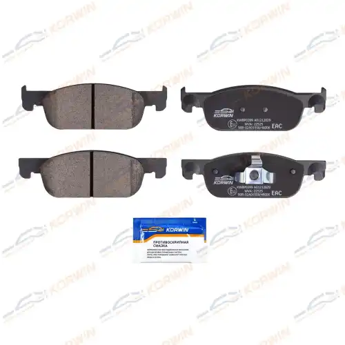 Тормозные колодки дисковые KORWIN KWBP0399