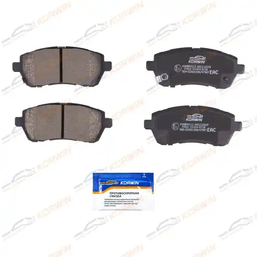 Тормозные колодки дисковые KORWIN KWBP0112