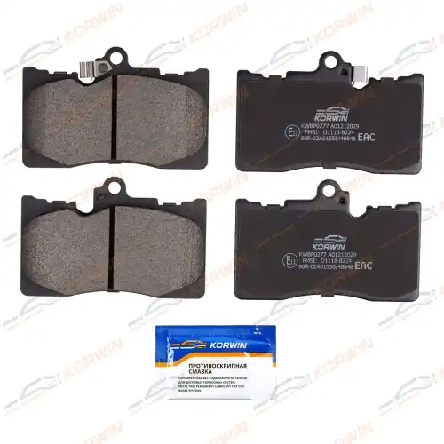 Тормозные колодки дисковые KORWIN KWBP0277