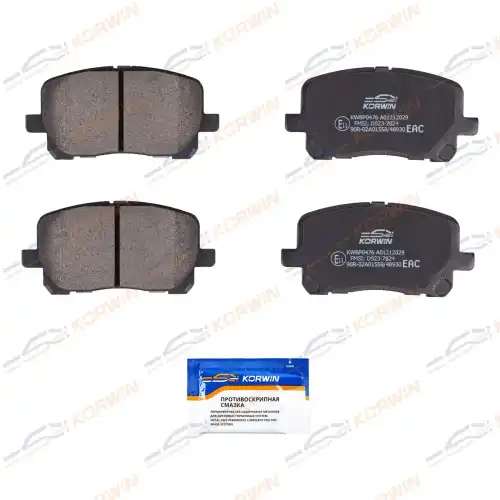 Тормозные колодки дисковые KORWIN KWBP0476