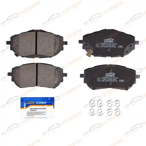 Тормозные колодки дисковые KORWIN KWBP0436