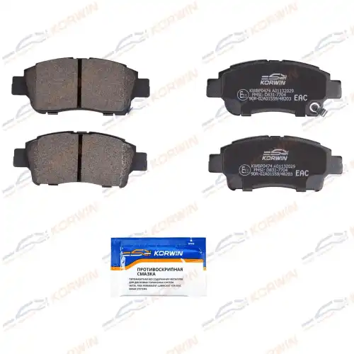 Тормозные колодки дисковые KORWIN KWBP0474