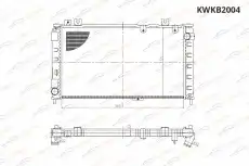 Радиатор системы охлаждения двигателя KORWIN KWKB2004