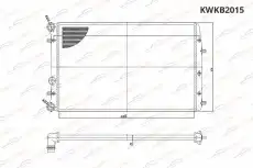 Радиатор системы охлаждения двигателя KORWIN KWKB2015