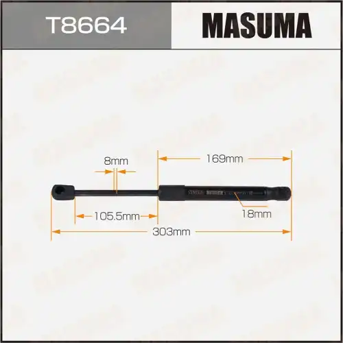 Амортизатор капота MASUMA T8664