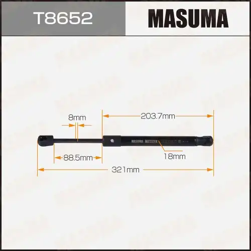 Амортизатор капота MASUMA T8652